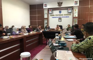 Pemko Payakumbuh terima rombongan Pemkab Kerinci di aula pertemuan Randang lantai II kantor Walikota Payakumbuh, Kamis 20 Juni 2024.