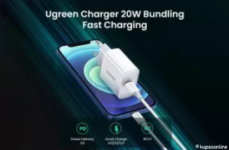 Rekomendasi Charger Fast Charging: Ugreen Charger 20W Bundling yang Terjual Ribuan pcs