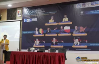 Rektor UNP Membuka Secara Resmi Acara Ke-8 Konferensi Internasional Sains Olahraga, Kesehatan, dan Recreation