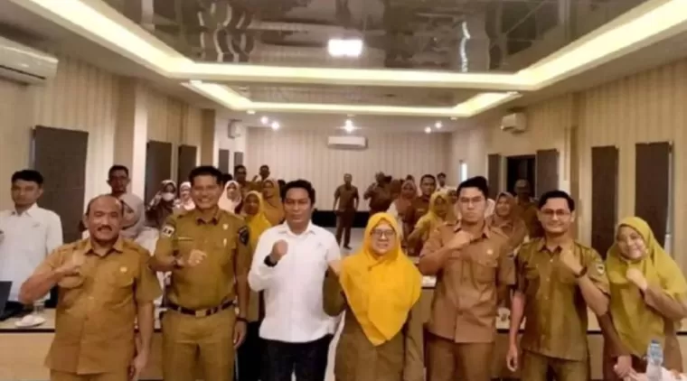 Diskominfo Pessel Bersama BPS Melaksanakan Bimtek Kepada Perangkat Daerah