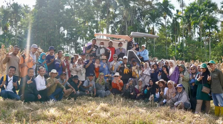 Komitmen Saga Putra mendukung program pemerintah itu, mendapat atensi khsusus dari bupati setempat Safaruddin Dt.Bandaro Rajo yang hadir langsung saat panen, Pada panen raya dilaksanakan Minggu, 28 Juli 2024.