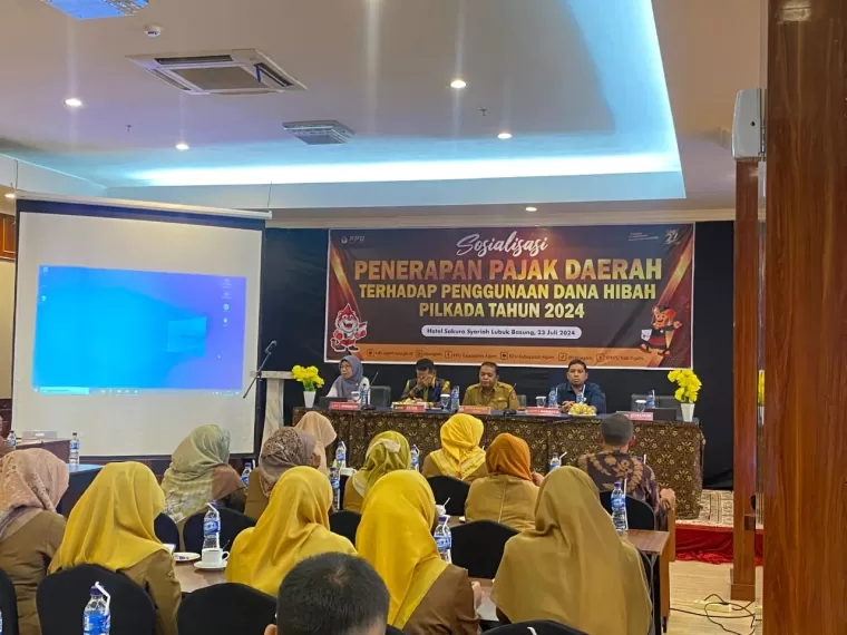 Melalui Badan  Pendapatan Daerah (Bapenda), Pemerintah Kabupaten Agam gelar Sosialisasi Pajak Barang dan Jasa Tertentu