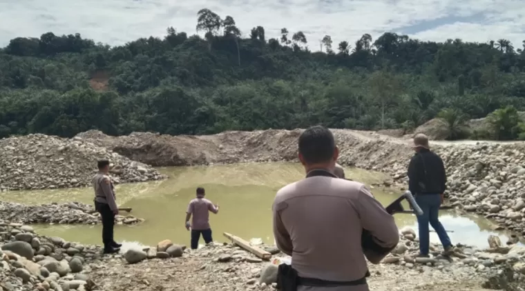 Polres Pasaman Barat Lakukan Penertiban Aktivitas PETI di Kecamatan Ranah Batahan