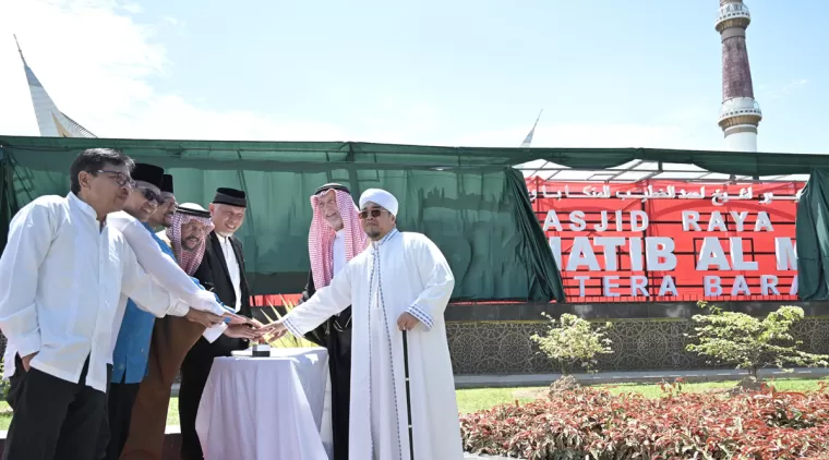 Resmi! Masjid Ikonik Sumbar Kini Dinamai Syekh Ahmad Khatib Al Minangkabawi