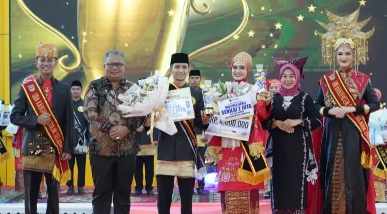 Selamat Uda Margiono dan Uni Novia Duta Wisata Solok Selatan 2024