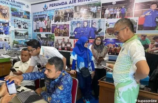 Direktur Umum Perumda Air Minum Padang dan Disdukcapil Giatkan Pengisian IKD