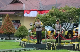 Kapolres Pasaman Barat Pimpin Apel Gelar Pasukan Ops Patuh Singgalang 2024