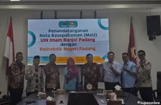 Langkah Strategis, Rektor UIN Imam Bonjol dan Politeknik Negeri Padang Sepakat Jalin Kerjasama Berkelanjutan