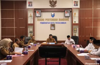 Pemko Payakumbuh Matangkan Persiapan MTQ ke XLI dalam rapat digelar Pemko Payakumbuh, Senen 15 Juli 2024.