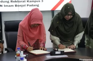 Penandatanganan MoU, UIN Imam Bonjol Padang dan STIT Diniyyah Puteri Sinergi untuk Peningkatan Kualitas Pendidikan