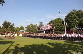 Polres Payakumbuh Gelar Apel Pasukan Patuh Singgalang 2024, Senen 15 Juli 2024.