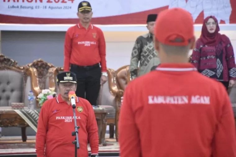 Bupati Agam, Dr H Andri Warman, MM membuka secara resmi Pemusatan Pendidikan dan Pelatihan (Pusdiklat) Calon Paskibraka