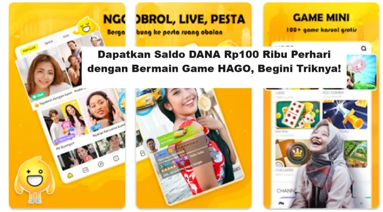 Dapatkan Saldo DANA Rp100 Ribu Perhari dengan Bermain Game HAGO, Begini Triknya!