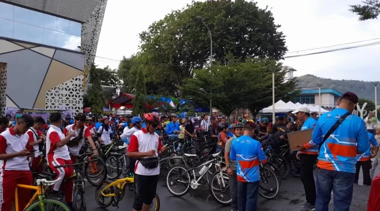 Gowes Adventure Diikuti Antusias Oleh Warga Padang