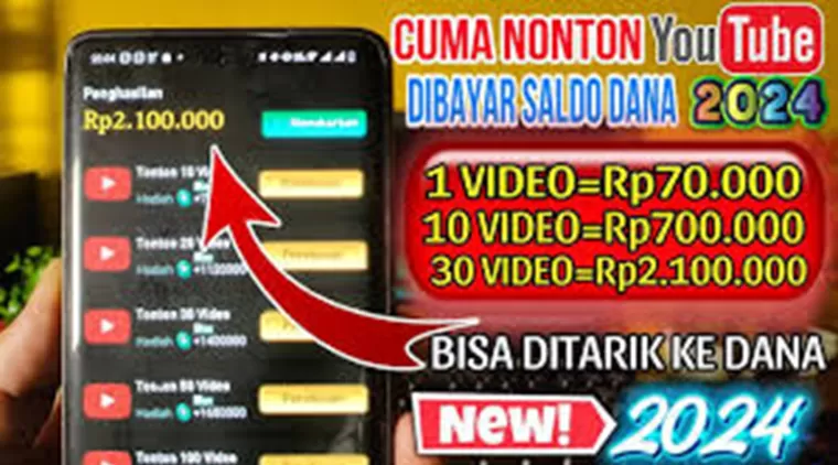 Hanya Menonton Vidio Dapatkan Dolar Setiap Hari dari Givvy, Aplikasi Penghasil Uang Terbukti!