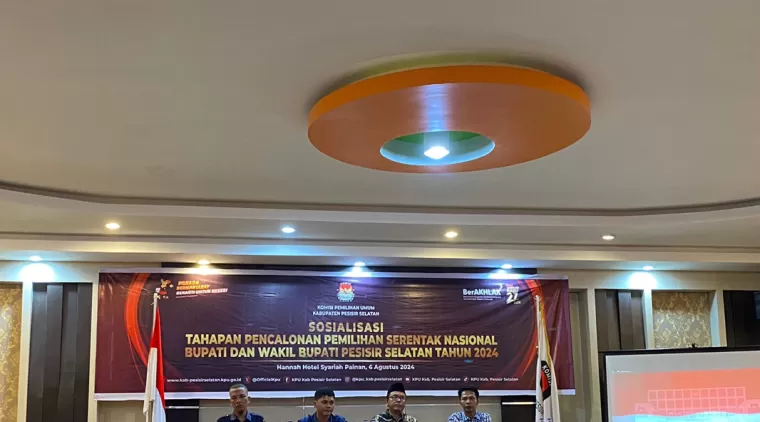 KPU Pessel Gelar Sosialisasi Tahapan Pencalonan Pemilihan Serentak Tahun 2024