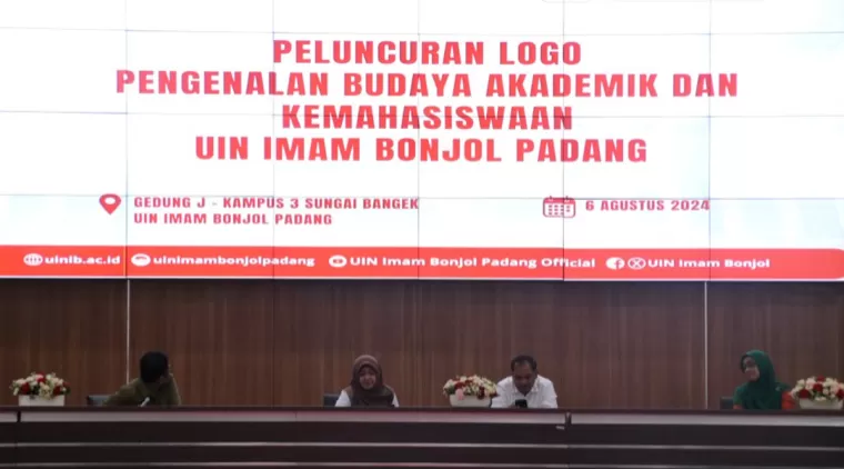 Logo Baru PBAK Diluncurkan, UIN Imam Bonjol Padang Tegaskan Komitmen Akademik dan Kemahasiswaan