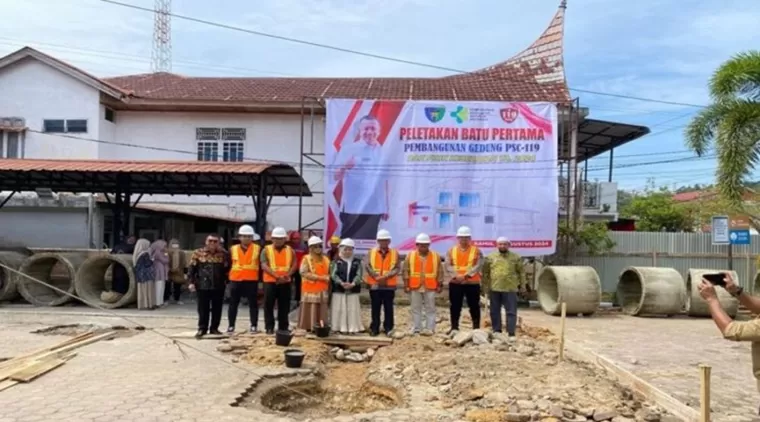 Pemkab Pessel Bangun Gedung Painan Safety Center (PSC) Di Halaman Kantor Dinas Kesehatan