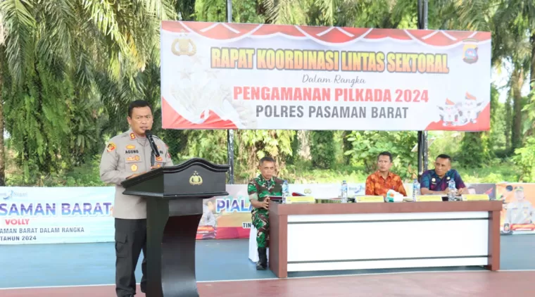 Rapat Koordinasi Lintas Sektoral Dalam Rangka Kesiapan Pelaksanaan Ops Mantap Praja Singgalang Tahun 2024