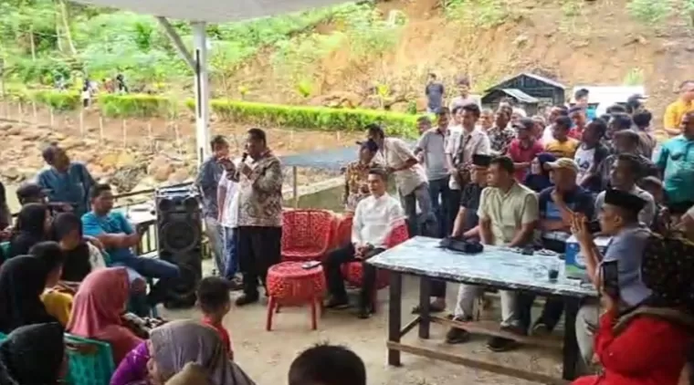 Ratusan Masyarakat Talamau Hadir Pertemuan Calon Bupati dan Wakil Bupati Daliyus dan Heri Miheldi