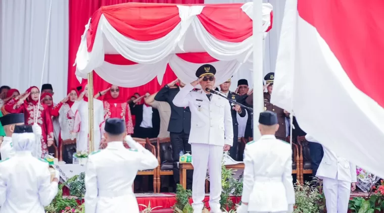 Upacara HUT RI Ke-79, Bupati Solok Ajak Masyarakat Lanjutkan Semangat Juang Pahlawan Bangsa