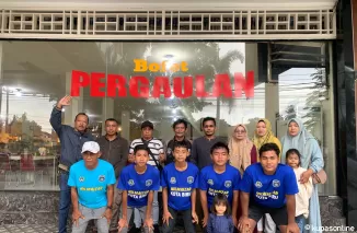 5 Pemain Terbaik Kota Biru yang Dipanggil Mengikuti Piala Kemenpora Dilepas Masing-masing Orangtuanya, Senen 5 Agustus 2024.