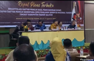 Dalam Pleno DPHP Dan Penetapan DPS KPU Pessel, Kecamatan Lengayang Memiliki Wajib Pilih Paling Banyak