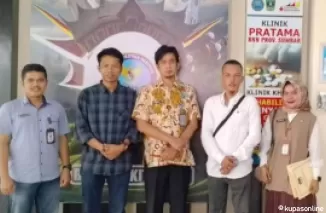 KPU Pessel Melakukan Koordinasi Dengan BNN Sumbar Terkait Pemeriksaan Kesehatan Bacabup dan Bacawabup Pessel