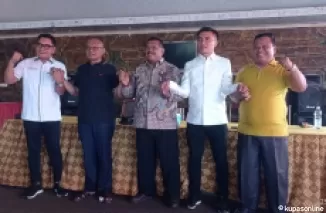 Musyawarah Tiga Partai Pengusung    Kepada Calon Bupati Daliyus dan Heri Miheldi