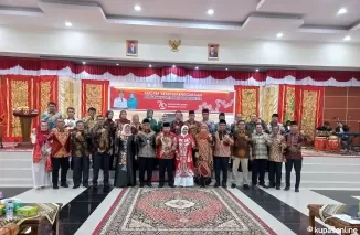 Pemerintah Kabupaten Agam melalui Panitia HUT Kemerdekaan Republik Indonesia ke-79 menggelar menggelar Malam Resepsi Kenegaraan