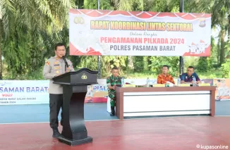 Rapat Koordinasi Lintas Sektoral Dalam Rangka Kesiapan Pelaksanaan Ops Mantap Praja Singgalang Tahun 2024