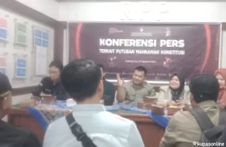 Terkait Putusan MK, KPU Solsel Gelar Konfrensi Pers