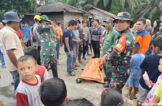 Tim Gabungan Berhasil Temukan Korban Hanyut Di Batang Batahan Pasaman Barat