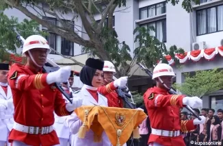 Upacara Peringatan HUT RI ke-79, digelar di halaman kantor Balaikota Payakumbuh, Sabtu 17 Agustus 2024 pagi berlangsung khidmat dan sukses.