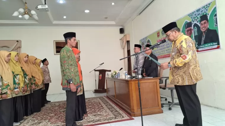 Bupati Agam, Dr. H. Andri Warman, MM hadiri pengukuhan DPC Forum Komunikasi Diniyah Takmiliyah (FKDT)