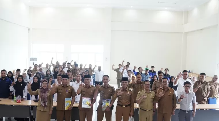 Bupati Safaruddin gaungkan program Program MBKM di 79 Nagari di aula Dinas Perpustakaan dan Kearsipan, Selasa 10 September 2024.