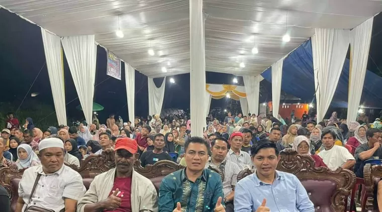 Calon Bupati Pasaman Barat Daliyus K-Heri Miheldi Hadiri Acara Sukuran Ade Putra