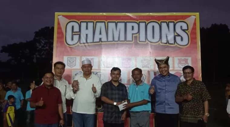 Hanafi Lubis Hadiri Tournamen Sepak Bola Porsis Cup XVll 2024 di Jorong Simpang