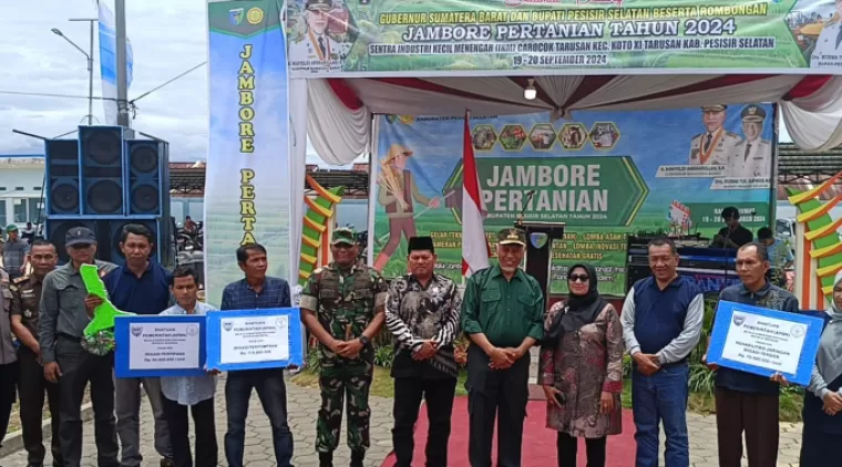 Jambore Pertanian Kabupaten Pesisir Selatan Tahun 2024 Dihadiri Oleh Gubernur Sumbar dan Bupati Pessel