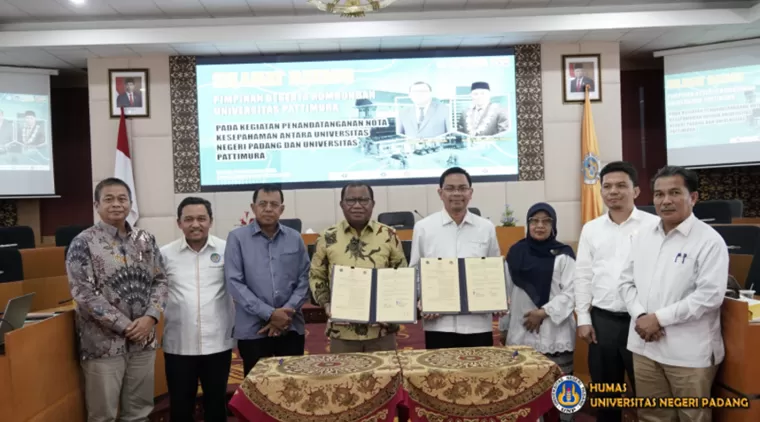 UNP dan Universitas Pattimura Sepakati MoU, Tandai Langkah Strategis Menuju World Class University