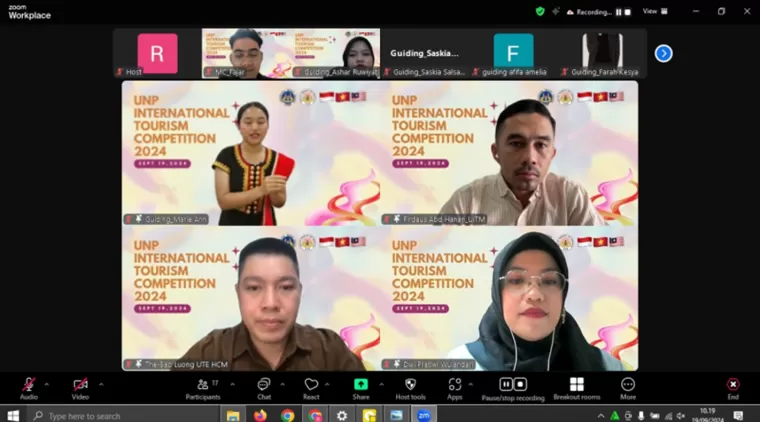 UNP Sukses Gelar International Tourism Competition 2024 dengan Partisipasi Global