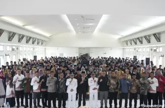 470 Bamus nagari periode 2021-2029 dan 2022-2030. Diikuti para Asisten, Kepala Perangkat daerah dan seluruh Camat serta Walinagari, di aula kantor bupati, Sarilamak, Kamis 12 September 2024.