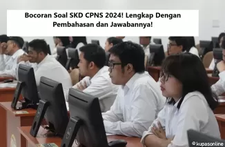 Bocoran Soal SKD CPNS 2024! Lengkap Dengan Pembahasan dan Jawabannya!