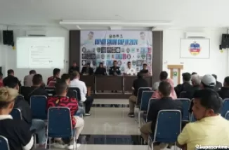 Panitia Penyelenggara menggelar MCM Bupati Solok Cup 2024 di Aula Gedung Perpustakaan Daerah di Koto Baru