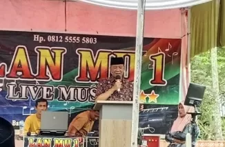 Bupati Pessel Mengajak Masyarakat Batang Kapas Untuk Melaksanakan Pesta Demokrasi Dengan Riang Gembira