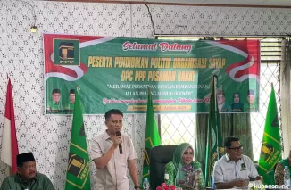 Daliyus K-Heri Miheldi Hadiri Pendidikan Politik Partai PPP