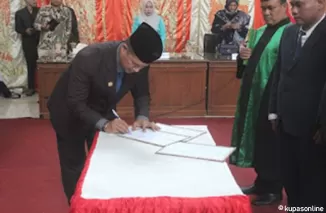 DPRD Pasbar Gelar Rapat Paripurna Istimewa Pengambilan Sumpah dan Janji Pimpinan DPRD Masa Jabatan 2024-2029