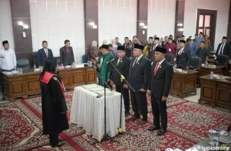 Ketua dan Wakil DPRD Solsel Periode 2024-2029 Resmi Dilantik