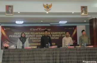 Komisi Pemilihan Umum (KPU) Kabupaten Agam menggelar rapat koordinasi persiapan pelaksanaan kampanye pemilihan Bupati dan Wakil Bupati Agam