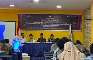 KPU Pessel Tetapkan Jumlah Pemilih Pada DPT Pessel Sebanyak 377.596 Untuk Pemilihan Serentak 2024.